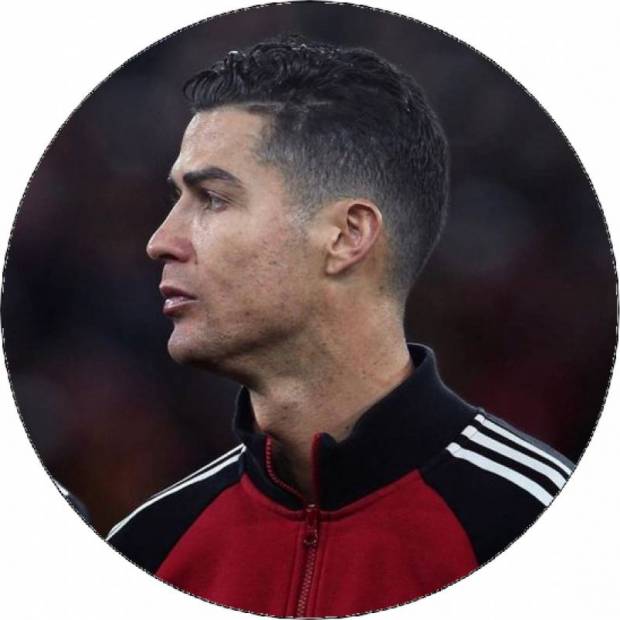 Ehető papír Cristiano Ronaldo profilban 19,5 cm