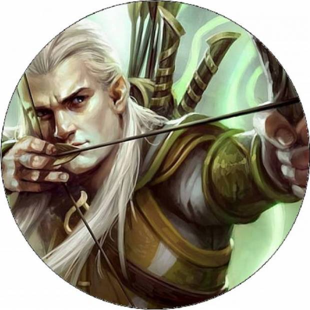 A Gyűrűk Ura Legolas illusztráció 19,5 cm