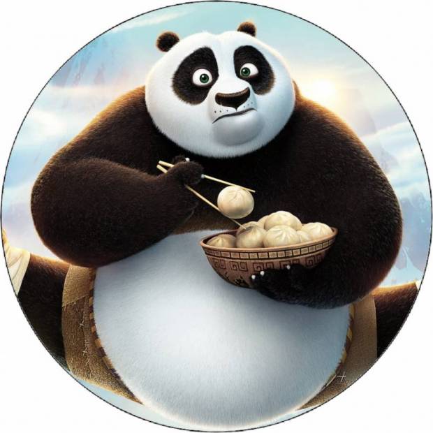 Ehető papír Kung-fu panda Po 19,5 cm