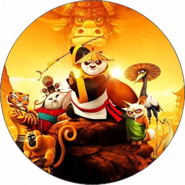 Kung Fu Panda Po és barátai 19,5 cm