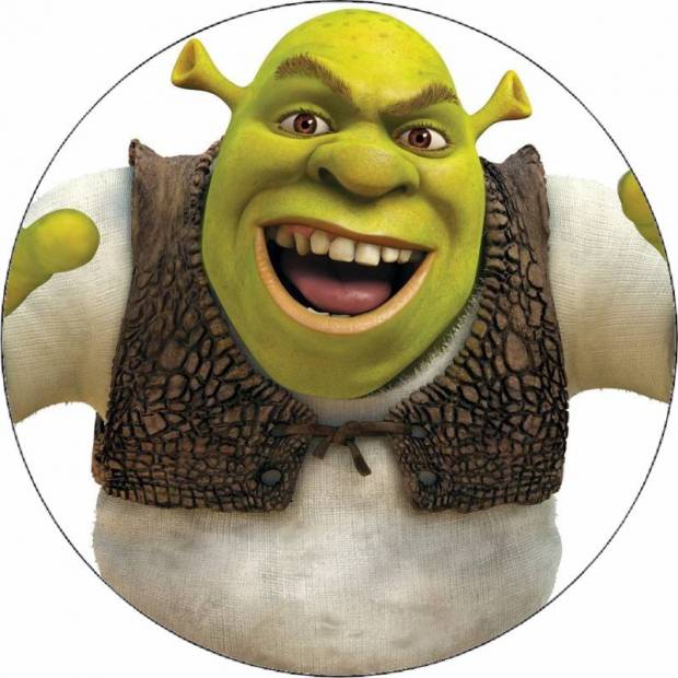 Ehető papír Shrek 19,5 cm