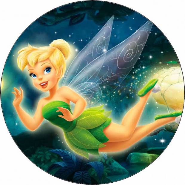 Ehető papír tündér Tinkerbell 19,5 cm