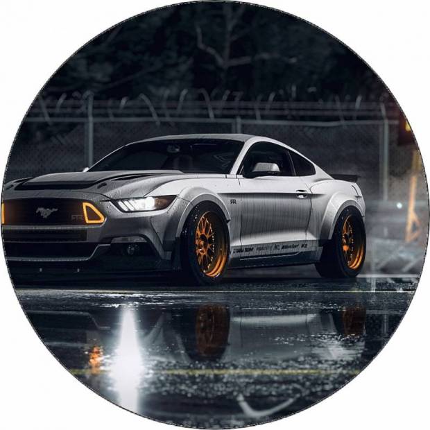 Ehető papír Need for Speed Ford Mustang kupé 19,5 cm