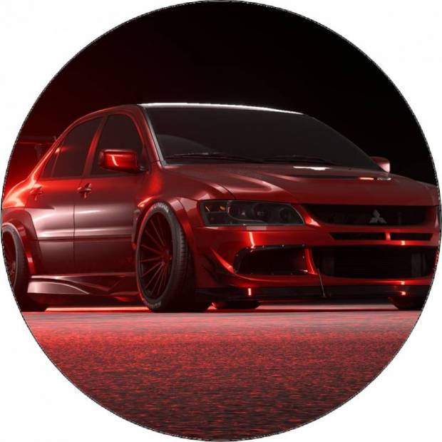 Ehető papír Need for Speed Mitsubischi Lancer Evo 19,5 cm