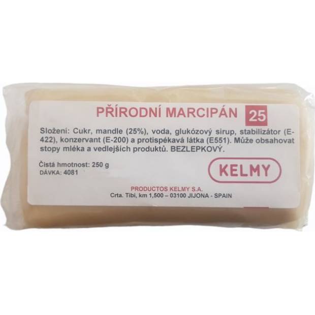 Természetes marcipán 25% mandula 250g