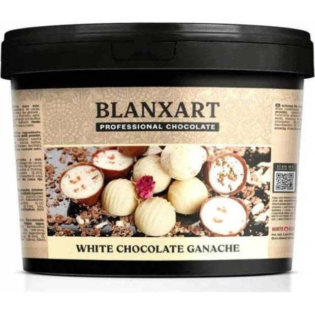 Blanxart fehér csokoládé ganache (6 kg)