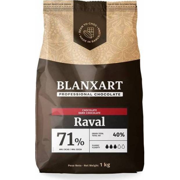 Blanxart Eredeti étcsokoládé Raval 71% (1 kg)