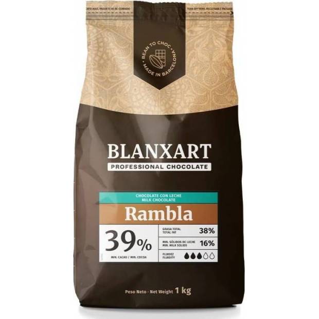 Blanxart Igazi tejcsokoládé Rambla 39% (1 kg)