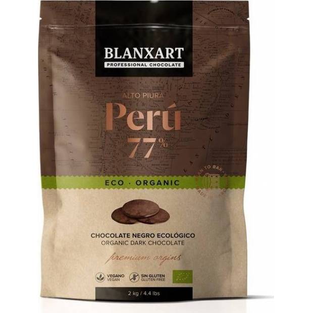 Blanxart Eredeti étcsokoládé ECO Perú 77% (2 kg)