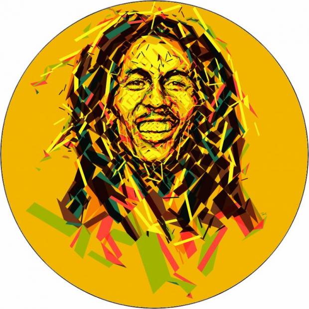 Ehető papír Bob Marley animáció 19,5 cm