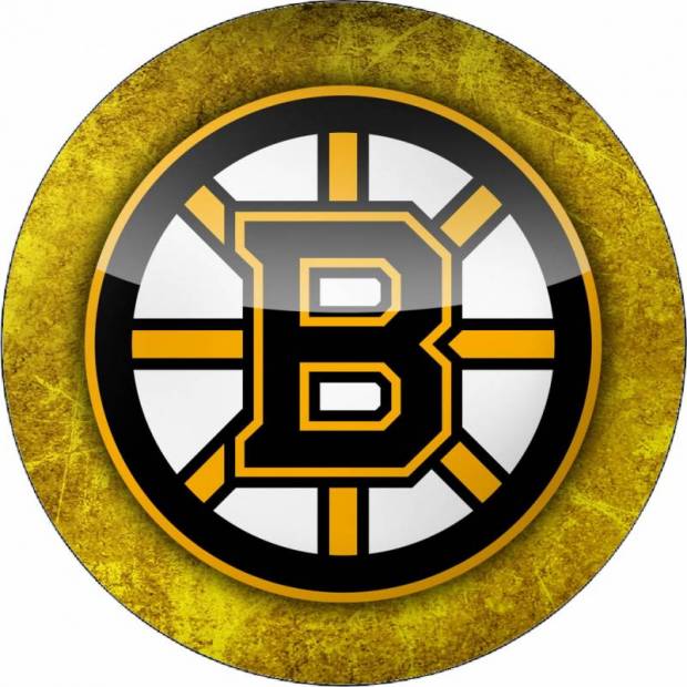 Ehető papír Boston Bruins logó 19,5 cm