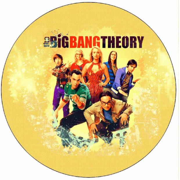 The big bang theory - A Nagy Bumm elmélet sárga háttér 19,5 cm