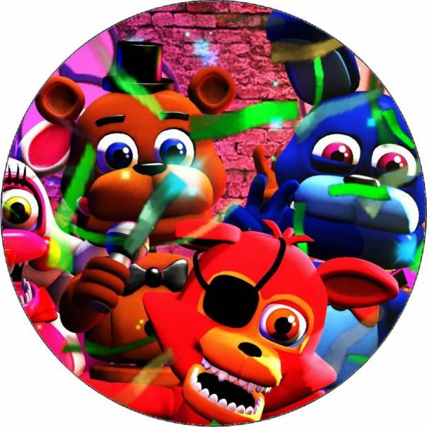 Ehető papír Five Nights at Freddy's FnaF World 19,5 cm