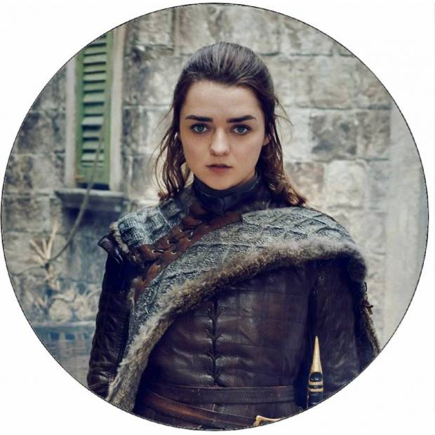 Ehető papír Trónok harca Arya Stark 19,5 cm