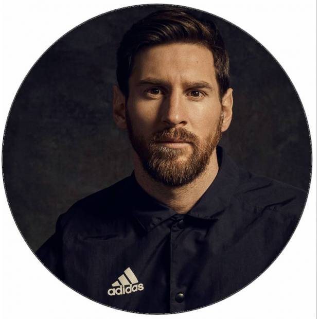 Ehető papír Lionel Messi 19,5 cm