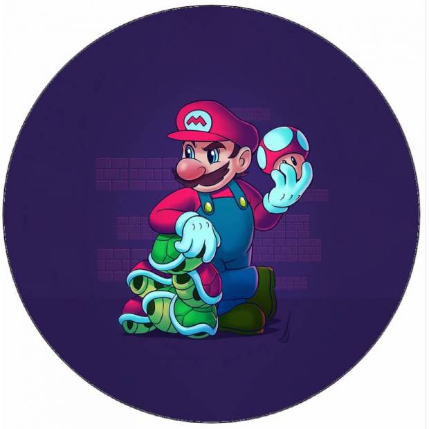 Ehető papír Super Mario és teknősök 19,5 cm