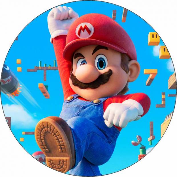 Ehető papír Super Mario a játékban 19,5 cm