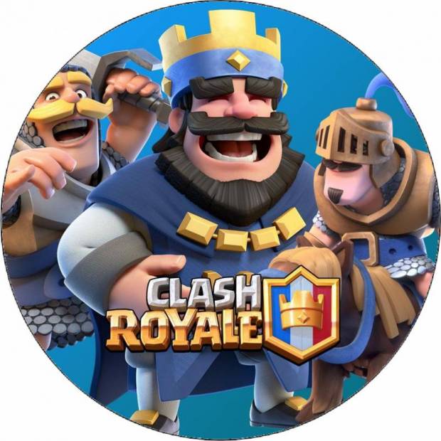 Ehető papír Clash Royale figurák 19,5 cm