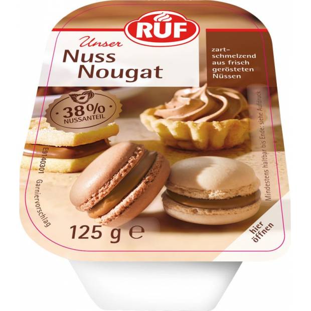 Nugát töltelék 125g 38% dió