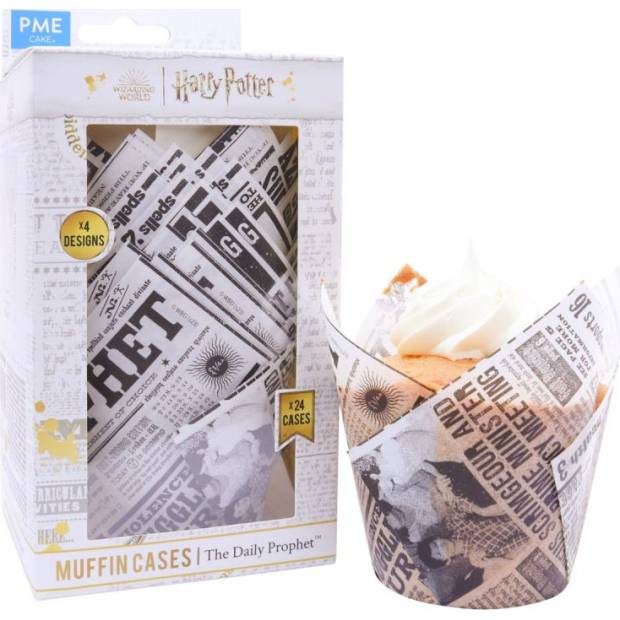 Harry Potter muffin kosárkák, újság 24db