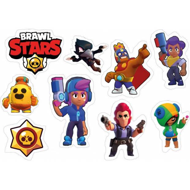 Ehető papír a Brawl Stars kivágásához