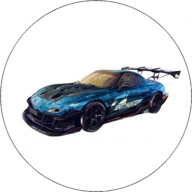 Ehető papír Need for Speed tuning Mazda RX-7 19,5 cm