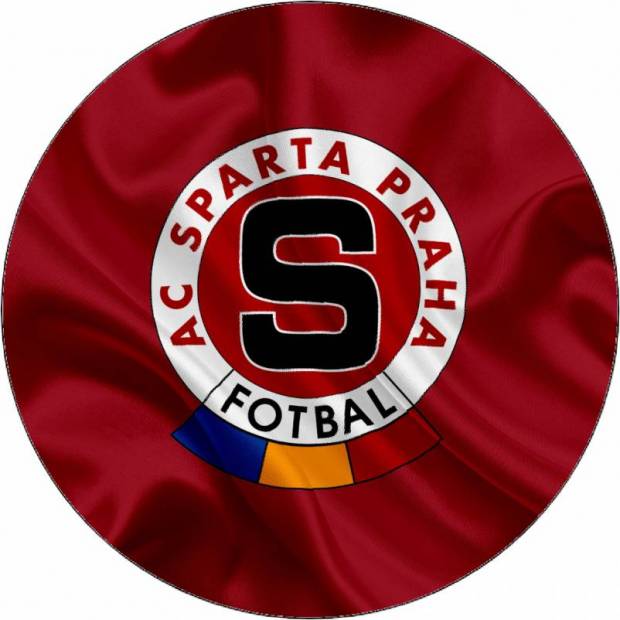 Ehető papír Logo Sparta Prága 19,5 cm