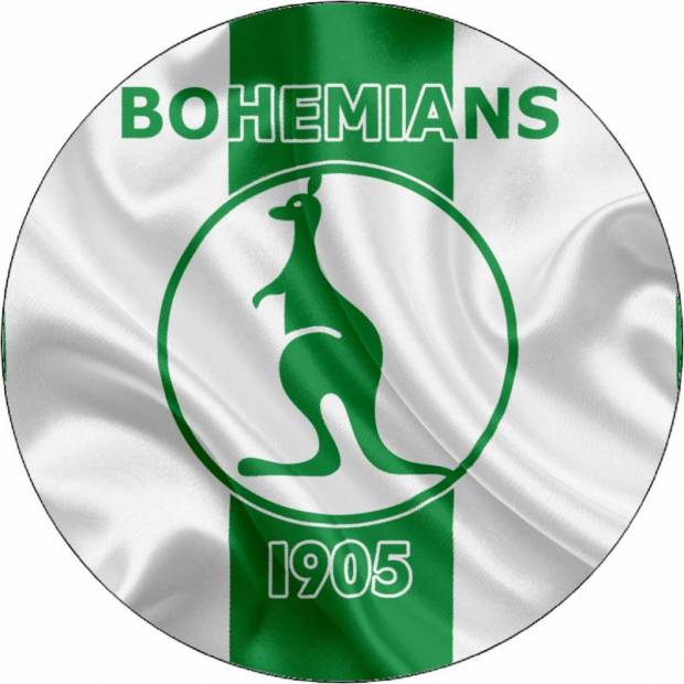 Ehető papír Bohemians logó 19,5 cm