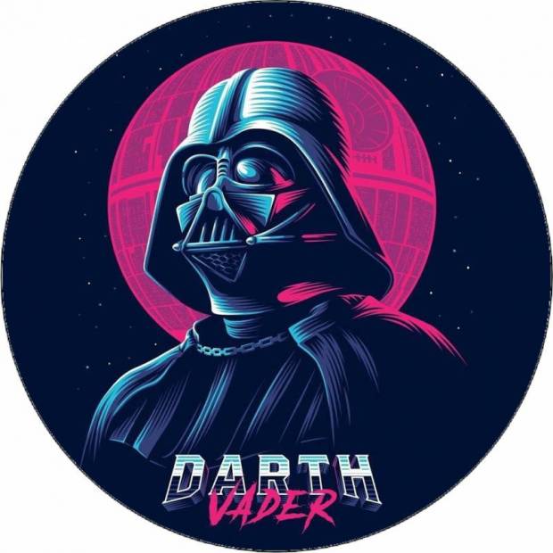 Ehető papír Csillagok háborúja Darth Vader 19,5 cm