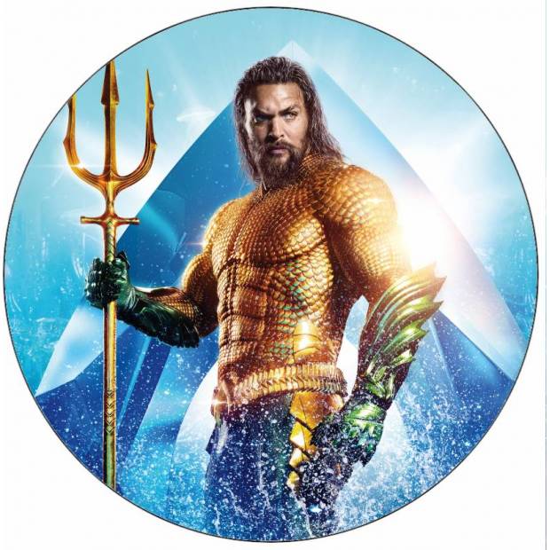 Aquaman ehető papír háromágú szigonnyal 19,5 cm