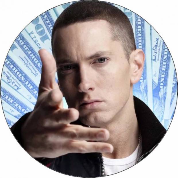 Ehető papír Eminem 19,5 cm