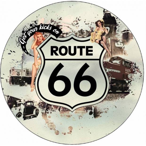 Ehető papír Route 66 vintage 19,5 cm