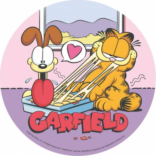 Ehető papír Garfield 20cm