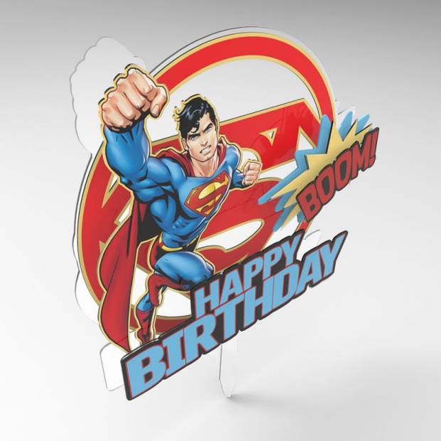 Superman torta topper