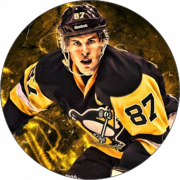 Ehető papír Sidney Crosby 19,5 cm