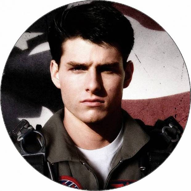 Ehető papír Top Gun 2 Tom Cruise 19,5 cm