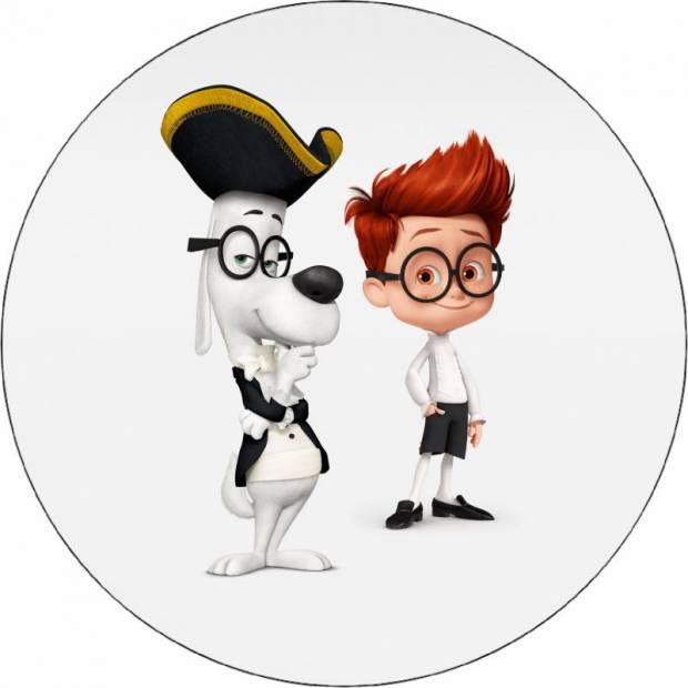 Ehető papír Peabody és Sherman 19,5 cm