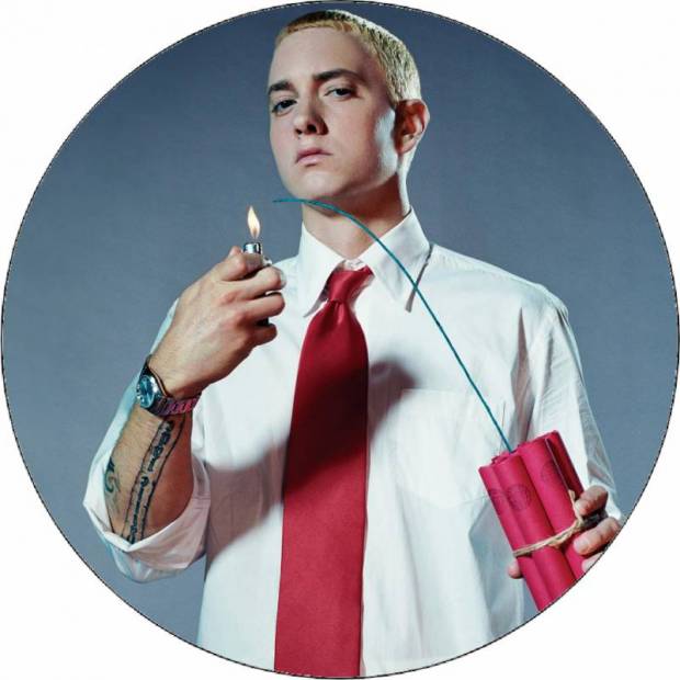 Ehető papír Eminem dinamittal 19,5 cm