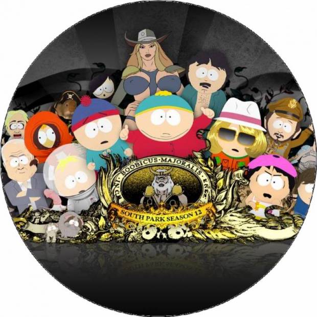 Ehető papír South Park város 19,5 cm