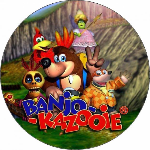 Banjoo kazooie ehető papír 19,5 cm