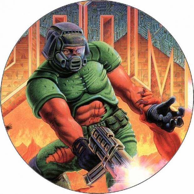 Ehető papír Doom shooter 19,5 cm