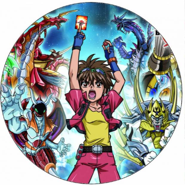 Bakugan duel ehető papír 19,5 cm