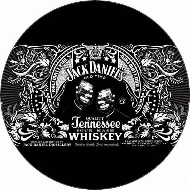 Ehető papír Jack Daniels logó 19,5 cm