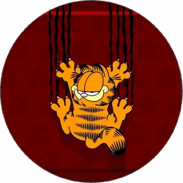 Ehető papír Garfield kapargatja a falat 19,5 cm