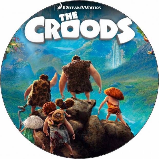 Ehető papír Croods kőre 19,5 cm