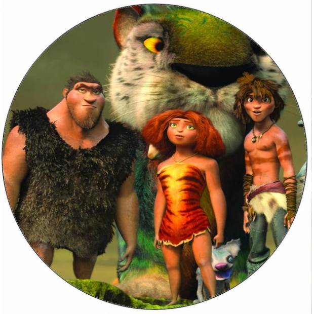 Ehető papír Croods család 19,5 cm