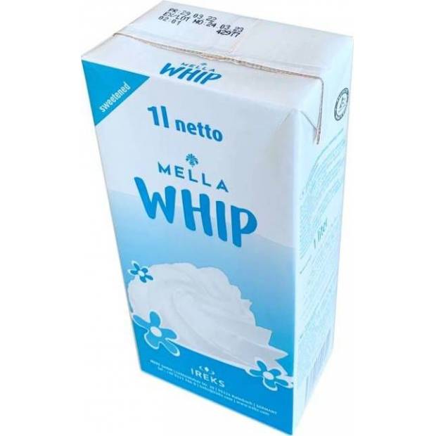 Mella Whip édesített növényi tejszínhab (1 l)