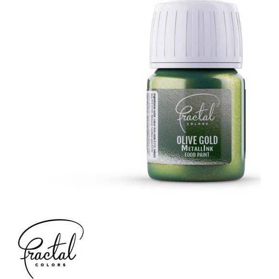 Fractal folyékony fémfesték - Olive Gold (30 ml)