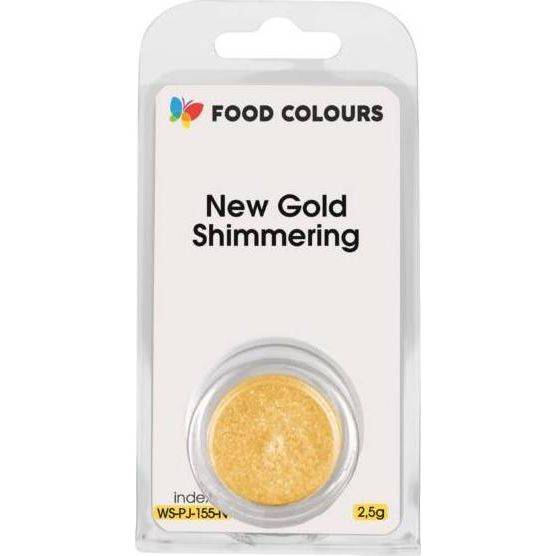 Food Colours New Gold Shimmering (2,5 g) arany