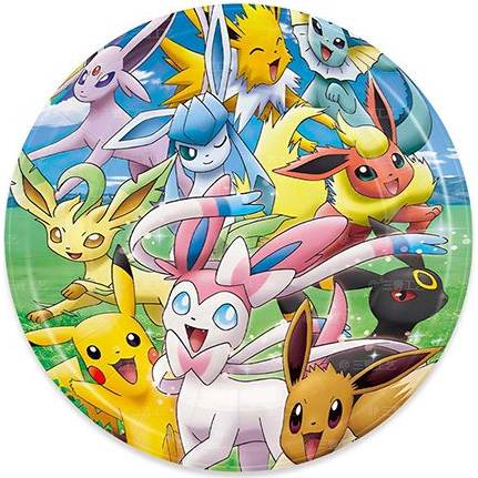 Party papírtányérok 22cm 10db Pokémon